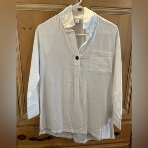 Women’s Long Sleeve Linen Top